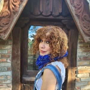 Ultramarine Blue Cowl/Hat